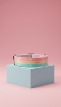 Pastel paw print collar