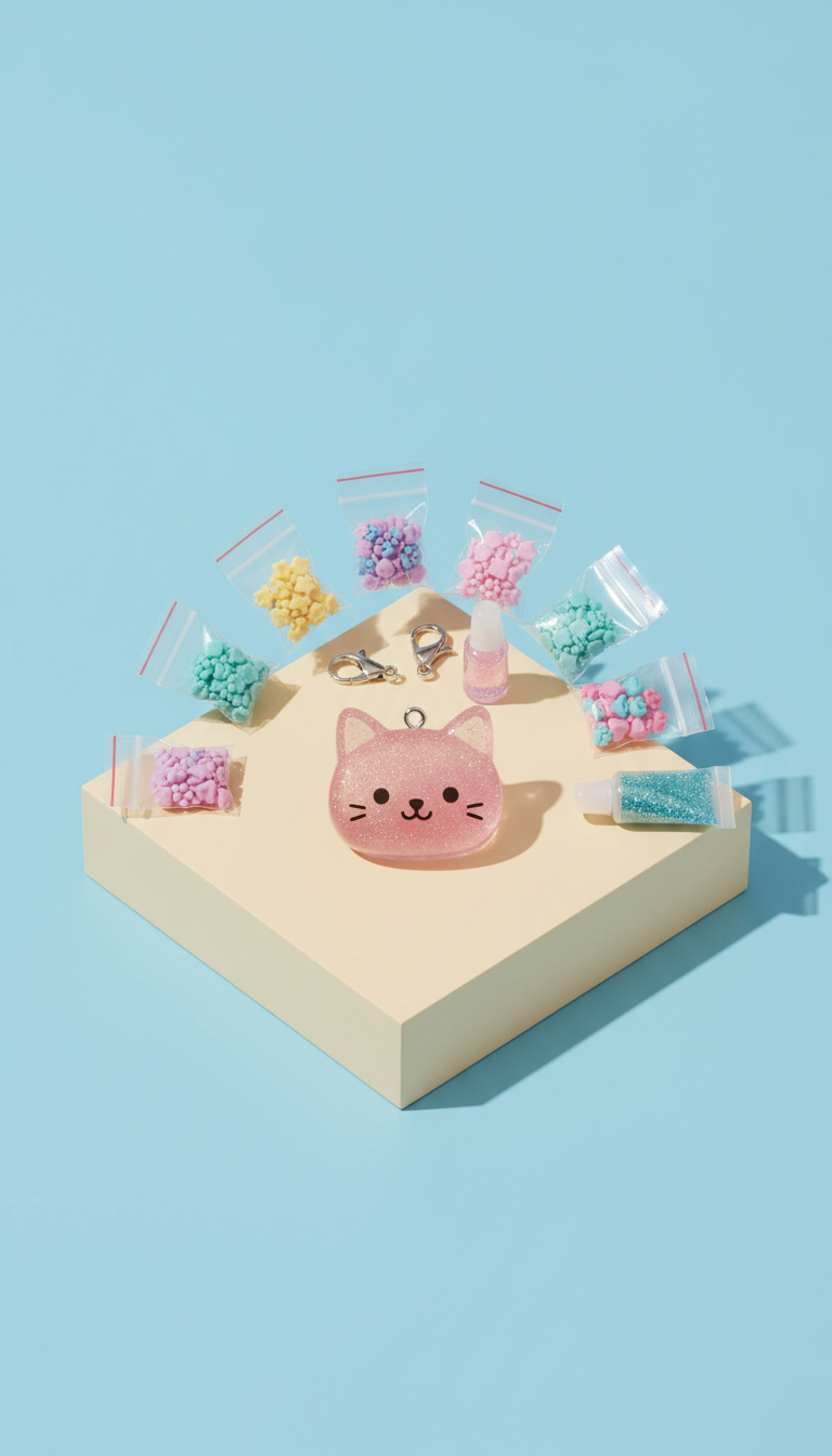 DIY kawaii pet charm kit